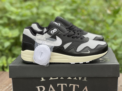 Patta X Nike Air Max 1 _BLACK_ black and white color scheme_ the goods number_ DQ0299-001_ full code shipment 40--46-f18fd7e7